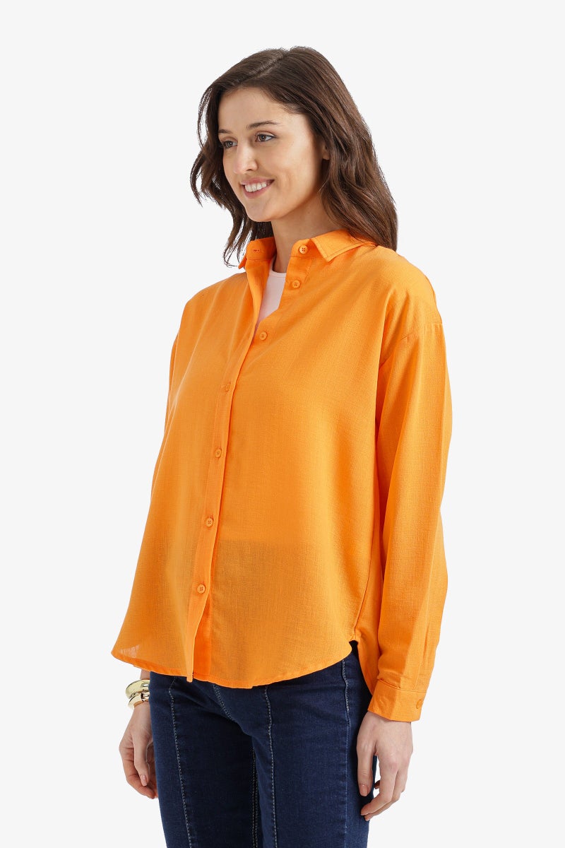 Clue Dropped-Shoulder Relaxed Shirt - Image 2